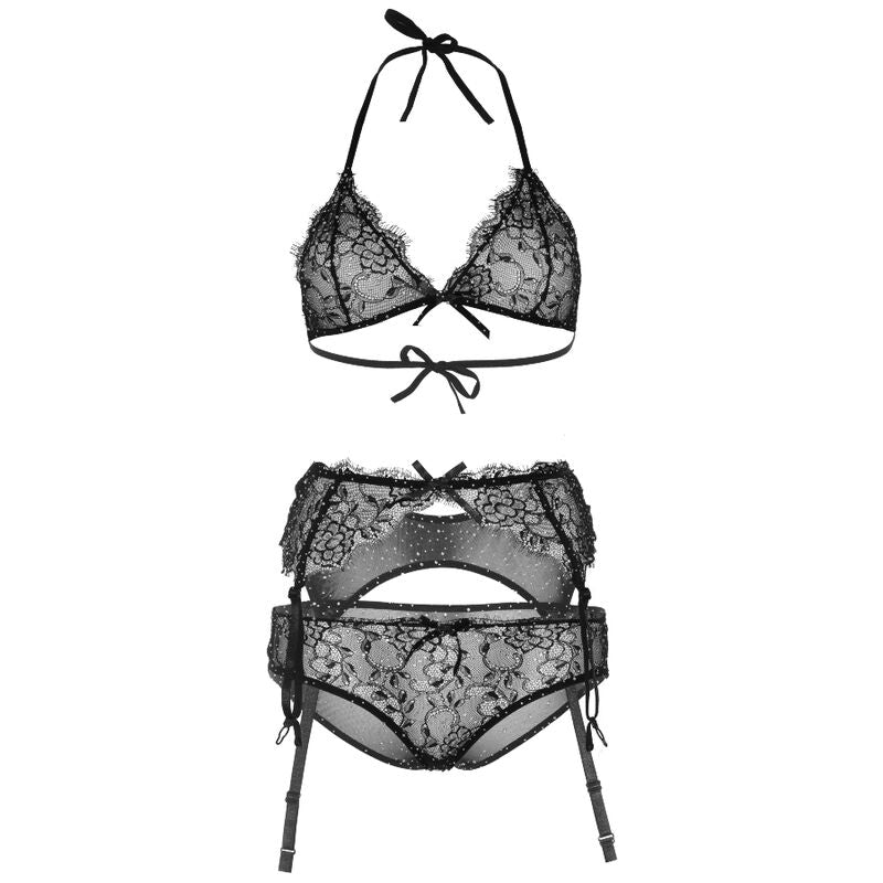 LEG AVENUE - SHINNY M THREE-PEACE SET