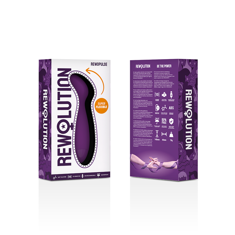 REWOLUTION - REWOPULSE VIBRADOR FLEXIBLE ESTIMULADOR DEL PUNTO G