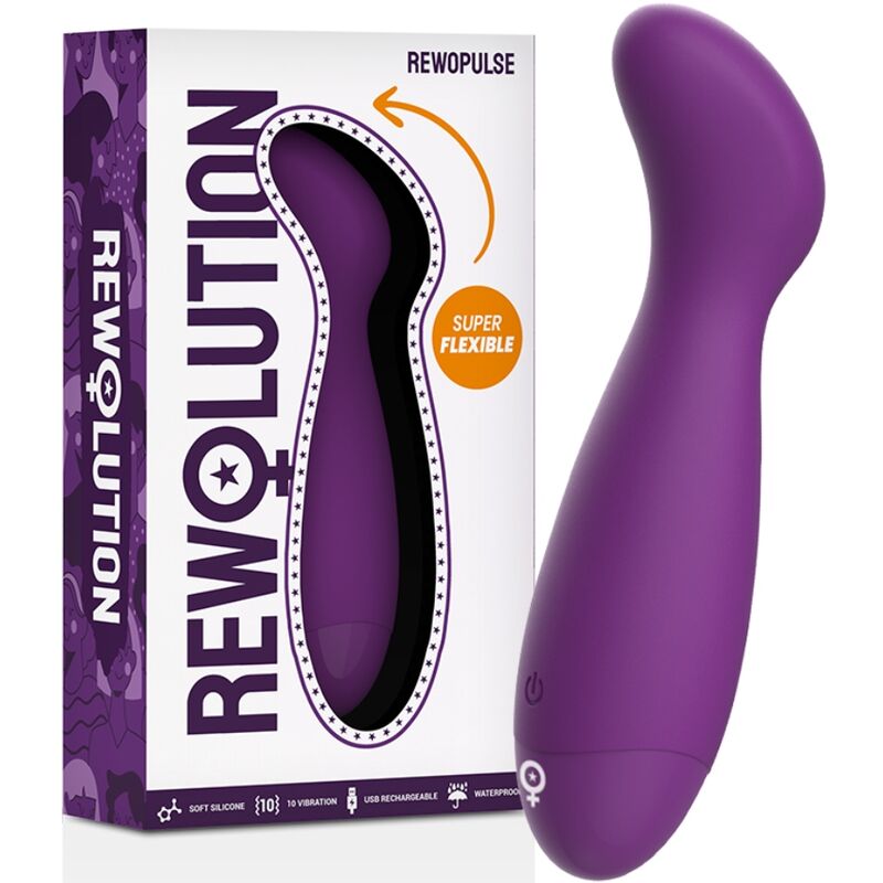 REWOLUTION - REWOPULSE VIBRADOR FLEXIBLE ESTIMULADOR DEL PUNTO G