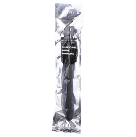 ALL BLACK - DUCHE ANAL DOBRVEL SILICONE 27 CM