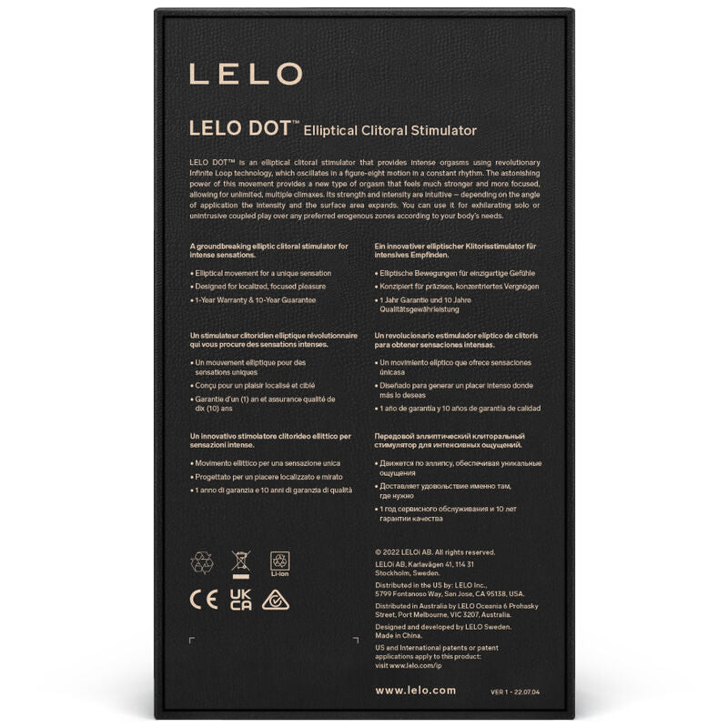 LELO - DOT CLITORAL STIMULATOR - LILS