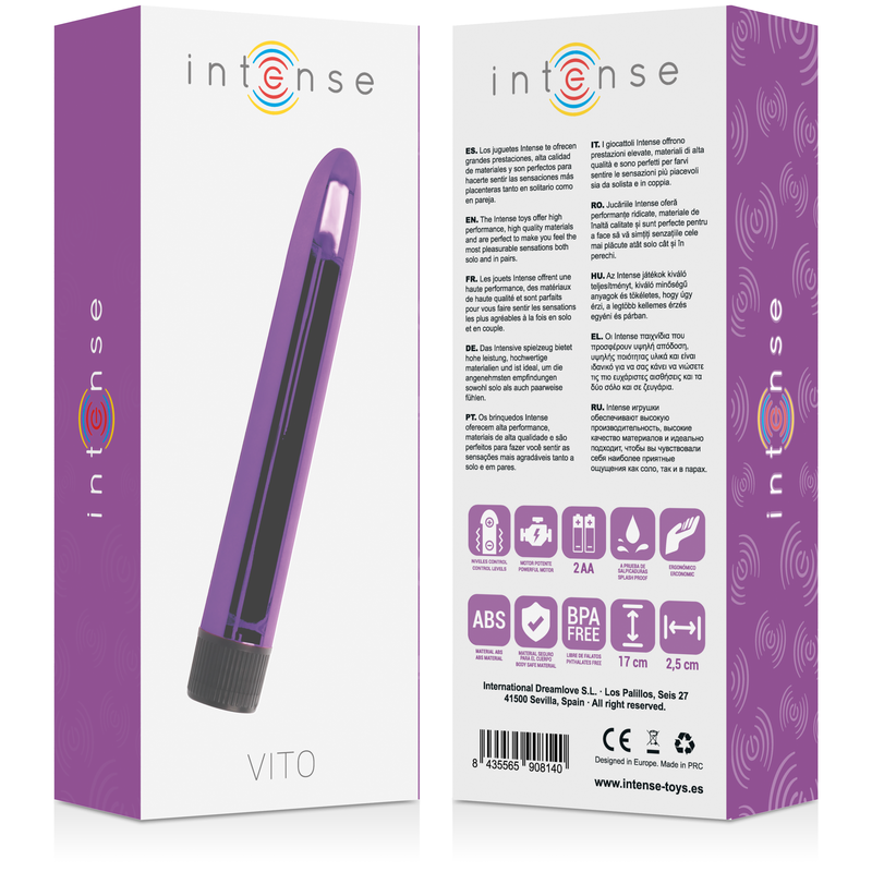 INTENSO - VIBRADOR VITO MORADO