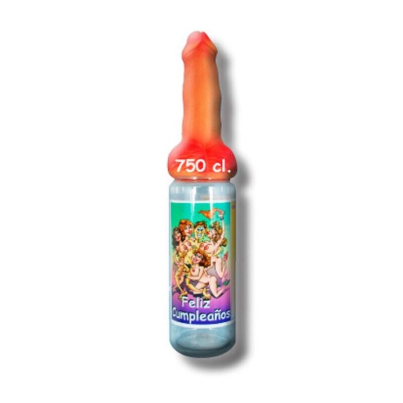 DIABLO SPICY - BOTELLA DE CARNE DE PENE DE CUMPLEAÑOS 750 ML