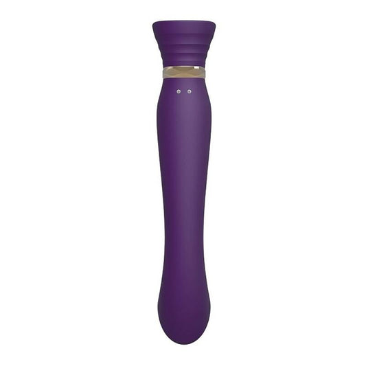 ZALO - VIBRADOR QUEEN G-SPOT PULS WAVE MORADO