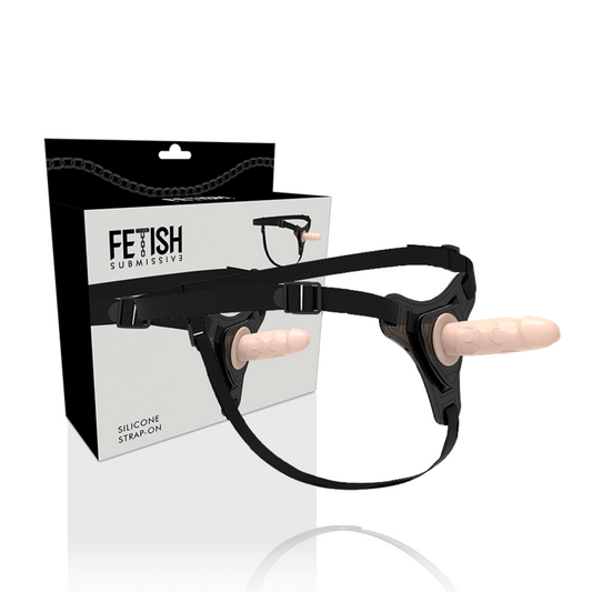 ARNÊS DE SUBMISSO DE FETISH - CARNE DE SILICONE REALISTA 12,5 CM