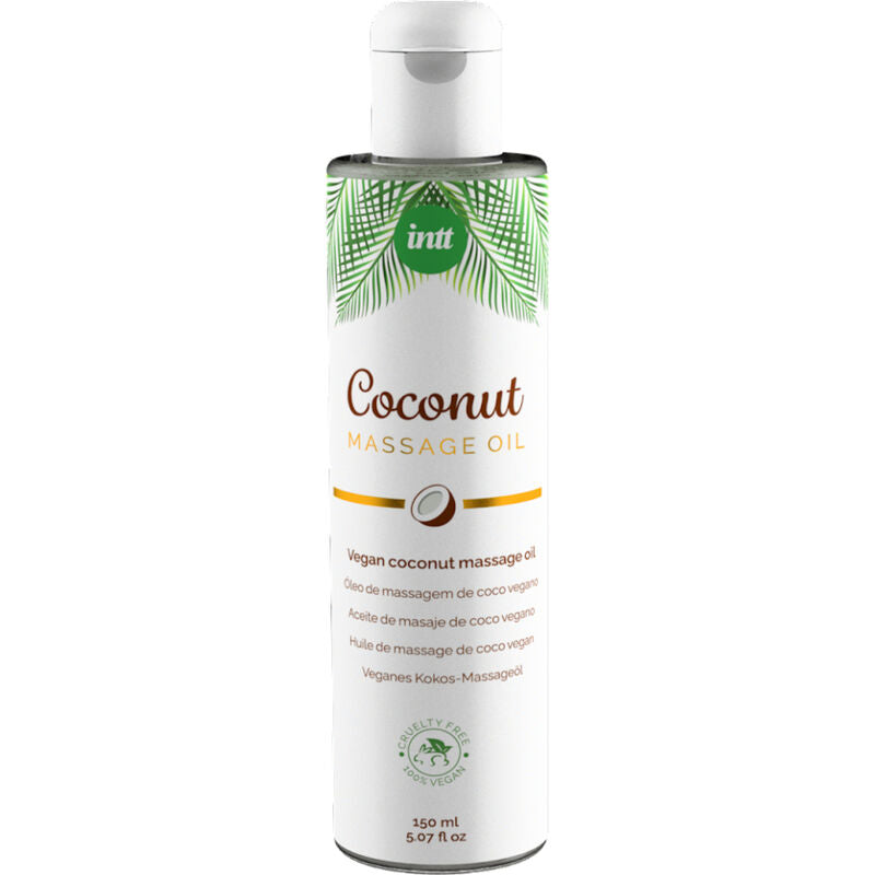 INTT - ACEITE DE MASAJE VEGANO DULCE CON SABOR RELAJANTE A COCO
