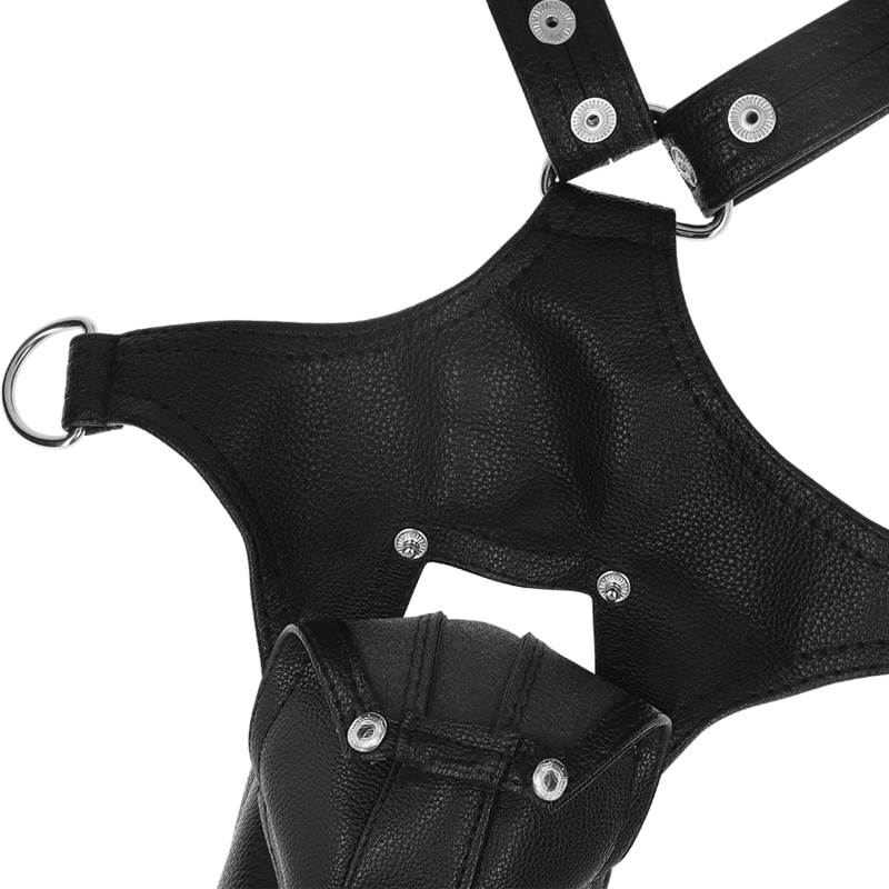 FETISH SUBMISSIVE ATTITUDE - V-SHAPED ECO-LEATHER HARNESS FOR MEN