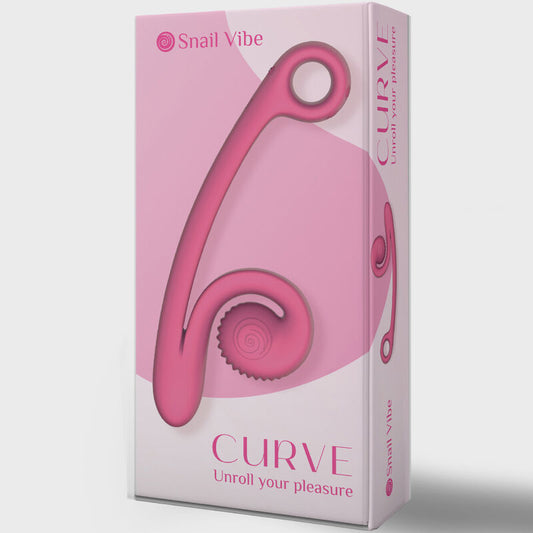 SNAIL VIBE - VIBRADOR CURVO ROSA