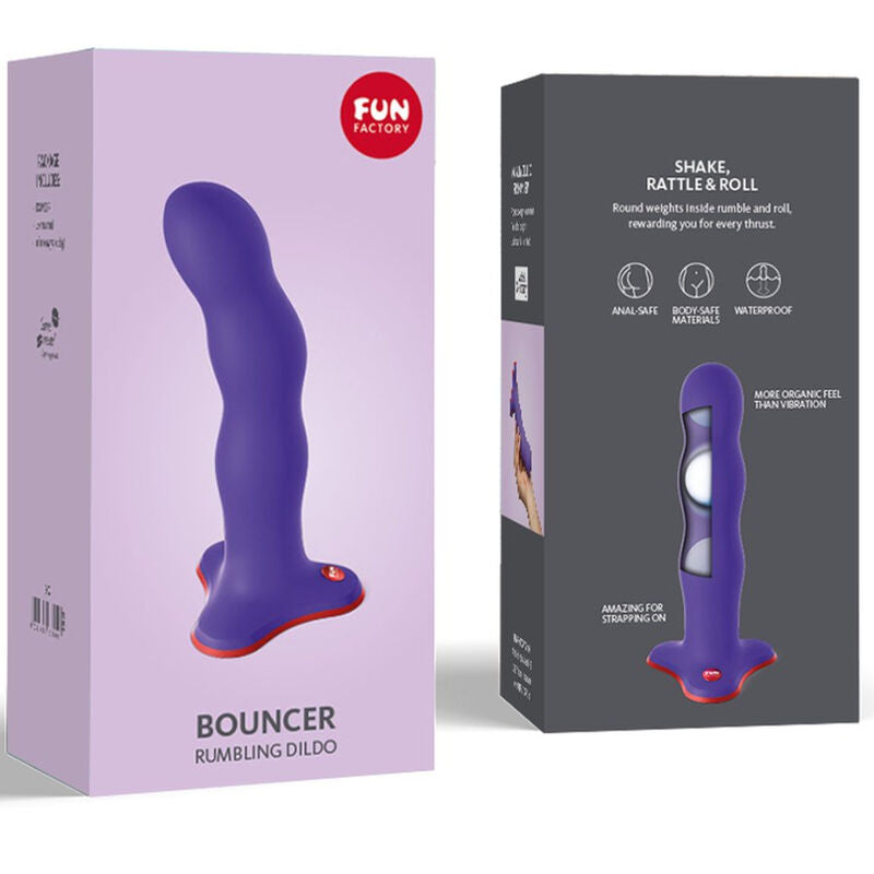 FUN FACTORY - PURPLE FLASHY DILDO BOUNCER