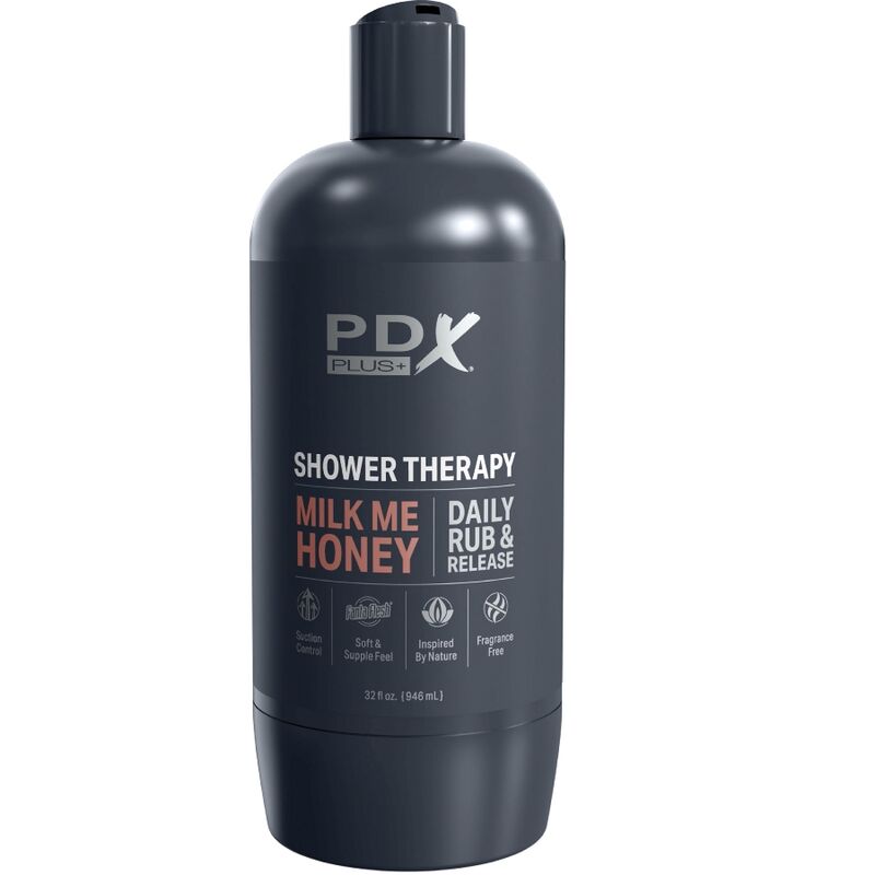 PDX PLUS - DISCREET MASTURBATOR STROKER BOTTLE DESIGN MILK ME HONEY CANDY SHAMPOO