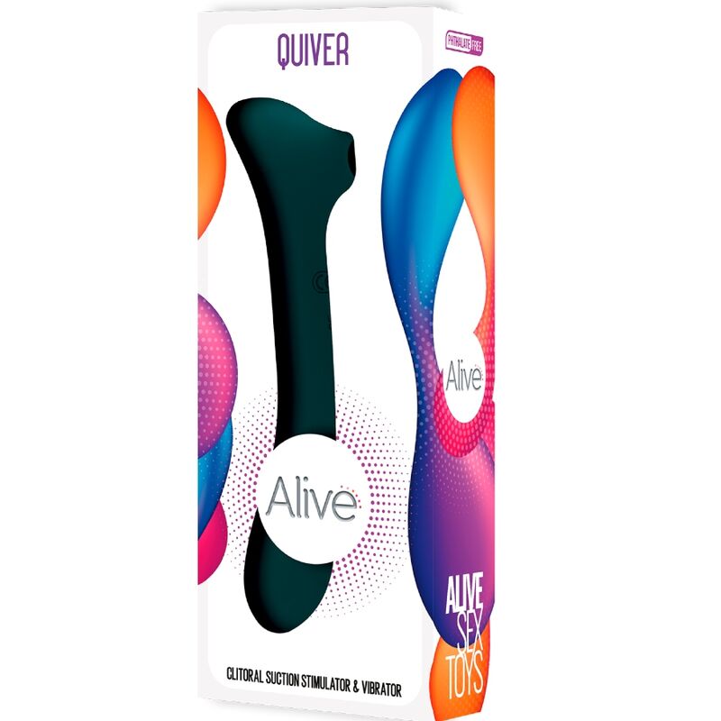 ALIVE - GREEN SUCKER AND VIBRATOR QUIVER