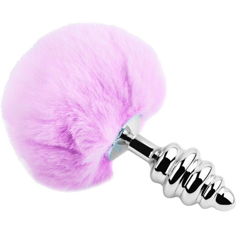 ALIVE - PLUG ANAL DE PLACER ESPIRAL DE METAL ESPIRAL PÚRPURA TALLA L