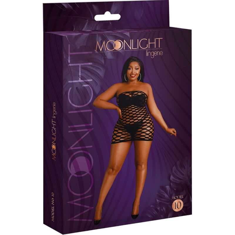 MOONLIGHT - BLACK PLUS SIZE DRESS SIZE 10