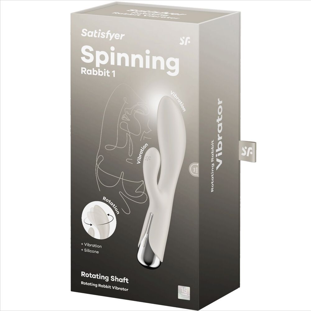 SATISFYER - SPINNING RABBIT 1 CLITORIS STIMULATION AND G-POINT RED