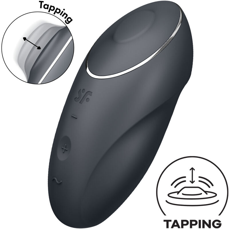 SATISFYER - TAP & CLIMAX 1 RED LAY-ON VIBRATOR