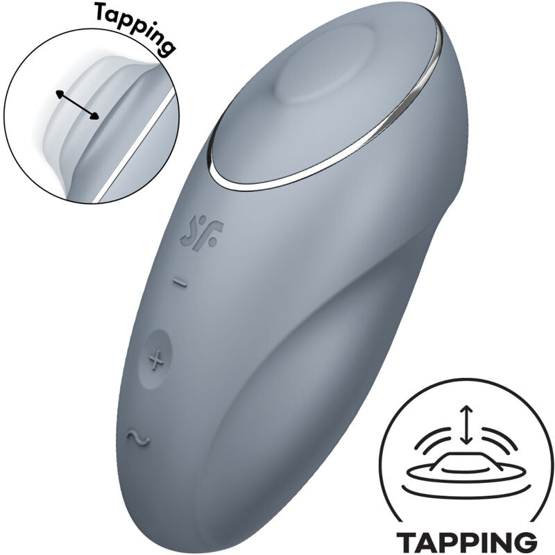 SATISFYER - TAP & CLIMAX 1 RED LAY-ON VIBRATOR