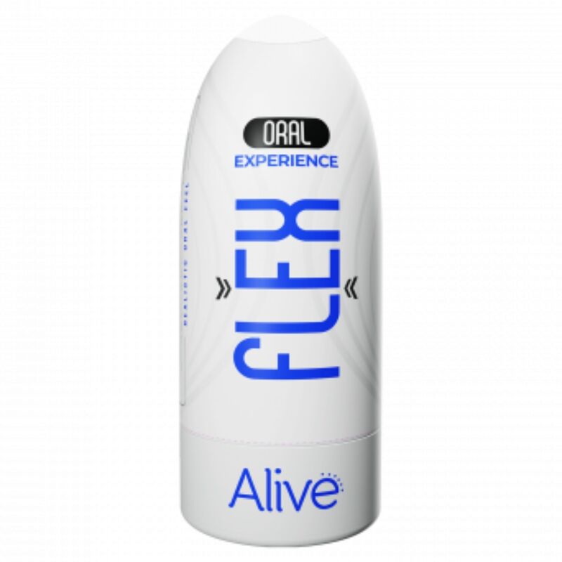ALIVE - MASTURBADOR ORAL MASCULINO FLEXIBLE TALLA M