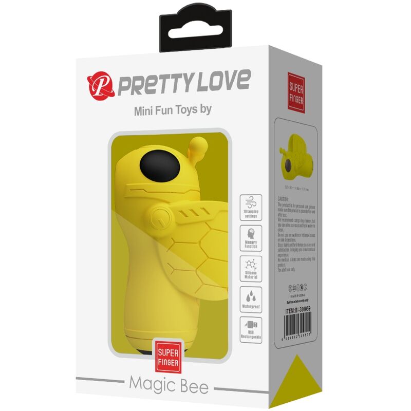 PRETTY LOVE - MAGIC BEE MINI FUN TOYS VIBRATOR & SUCKER