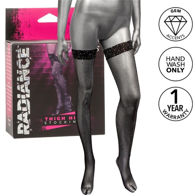 CALEXOTICS - RADIANCE RHINE THIGH HIGH STOCKINGS