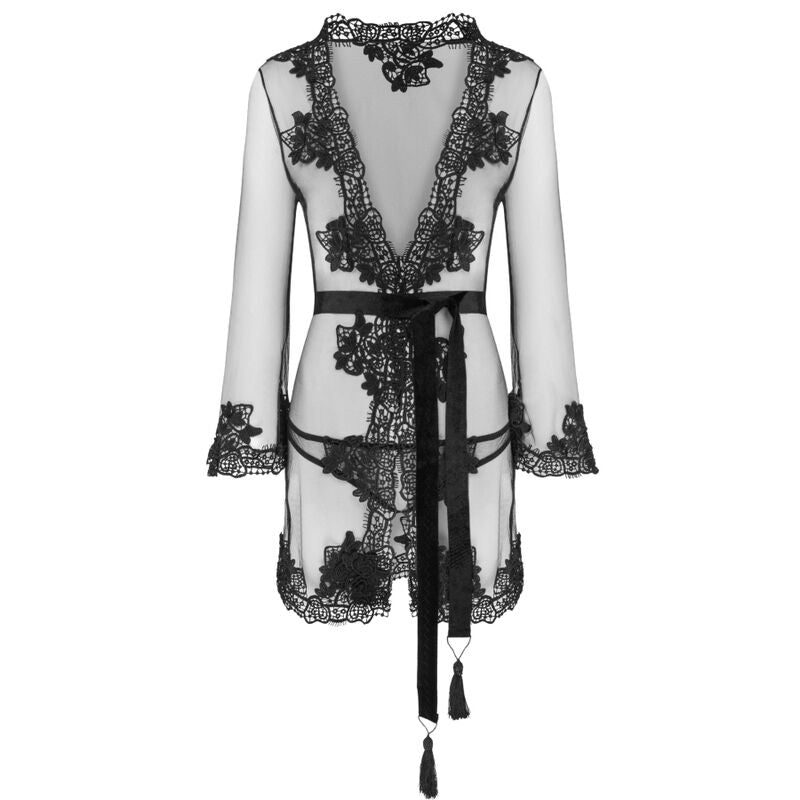 LIVCO CORSETTI FASHION - VESTIDO HERINA LC XG056 + BRAGUITA NEGRA TALLA ÚNICA