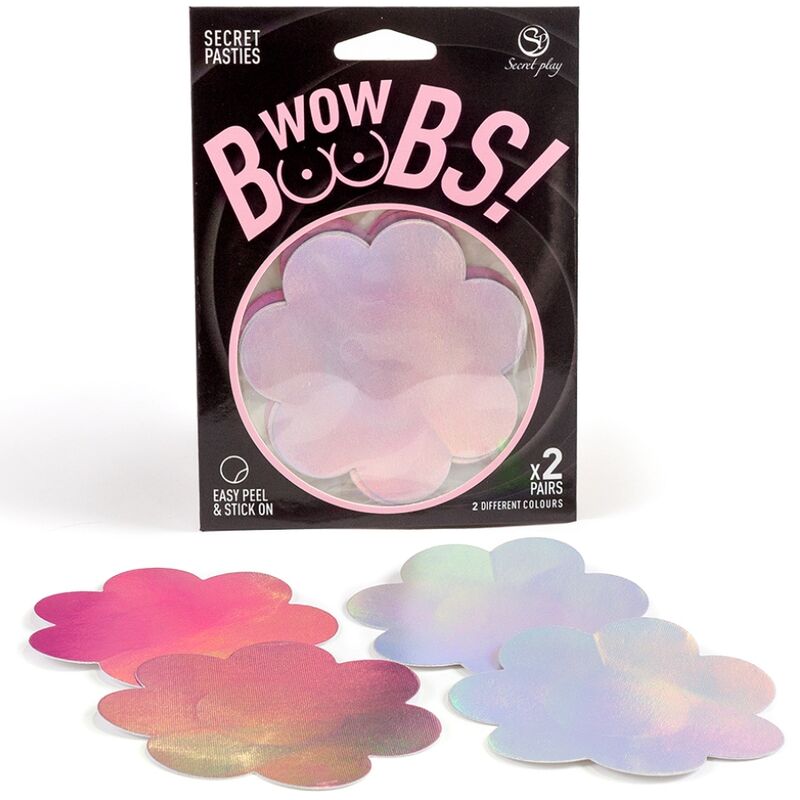 SECRET PLAY - WOW BREASTS! FLOWER NIPPLE COVERS