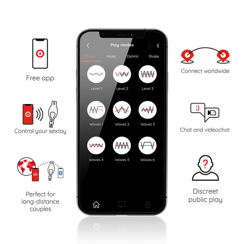 ONINDER - PAMPA RECHARGEABLE ADJUSTABLE VIBRATING RING WITH 10-SPEED CLITORAL STIMULATOR - FREE APP