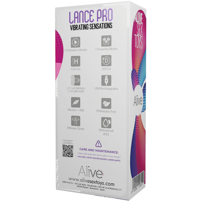ALIVE - LANCE PRO ESTIMULADOR ANAL ROSA