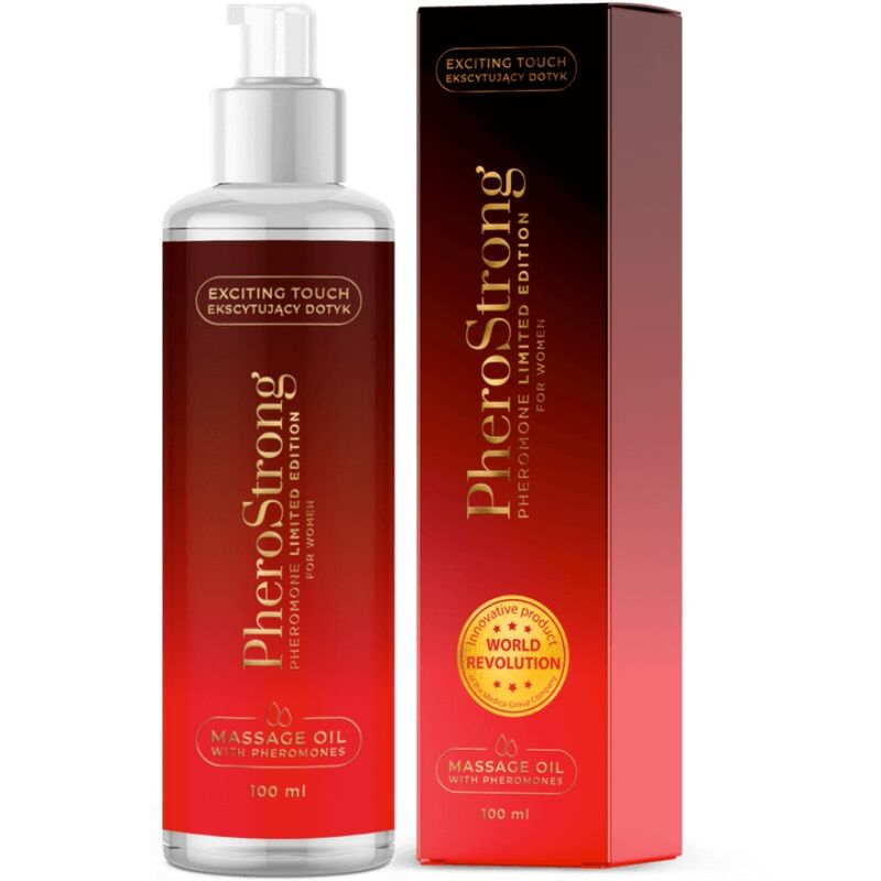 PHEROSTRONG - ACEITE DE MASAJE PARA MUJERES DE EDICIÓN LIMITADA 100 ML