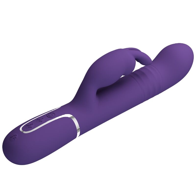 PRETTY LOVE - 4 IN 1 PURPLE RABBIT VIBRATOR COALE