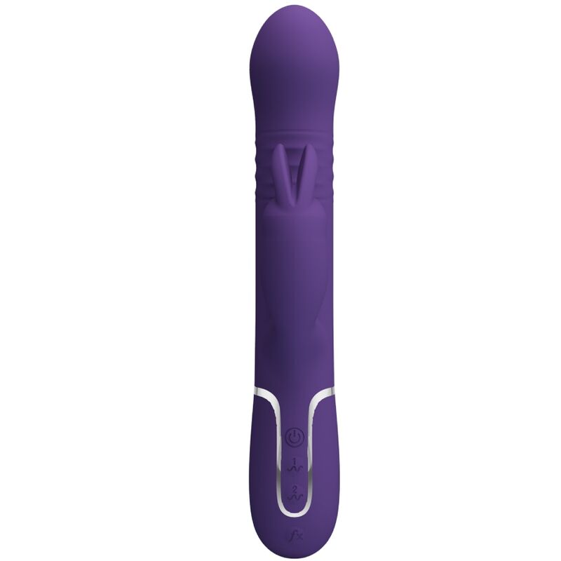 PRETTY LOVE - 4 IN 1 PURPLE RABBIT VIBRATOR COALE