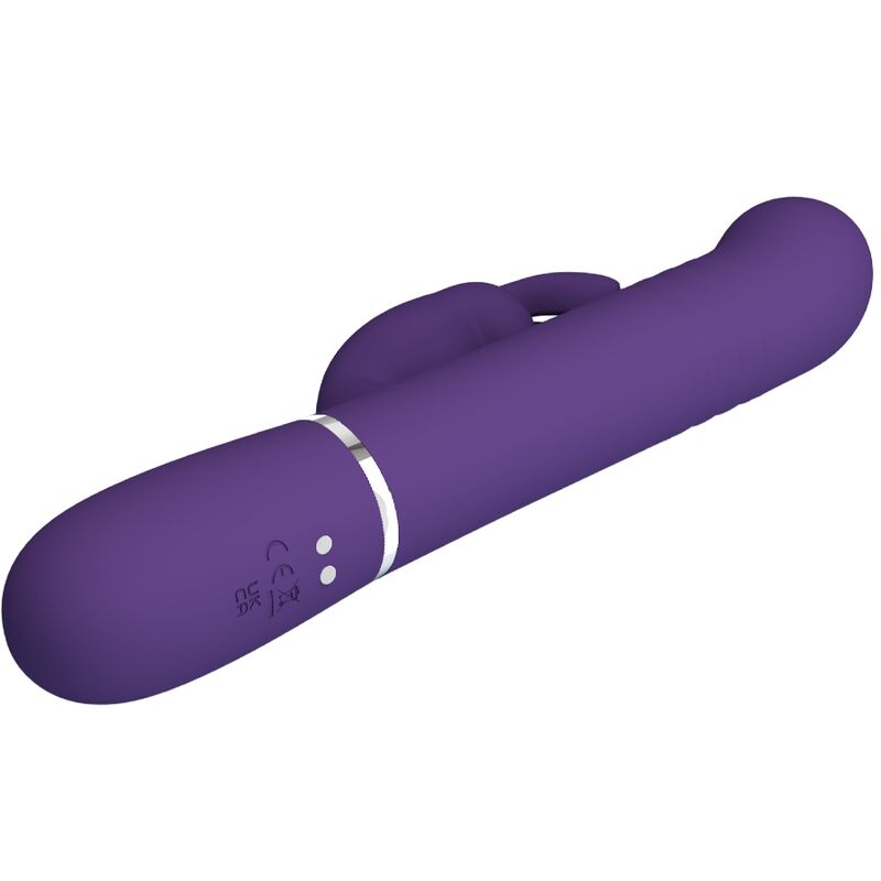 PRETTY LOVE - 4 IN 1 PURPLE RABBIT VIBRATOR COALE