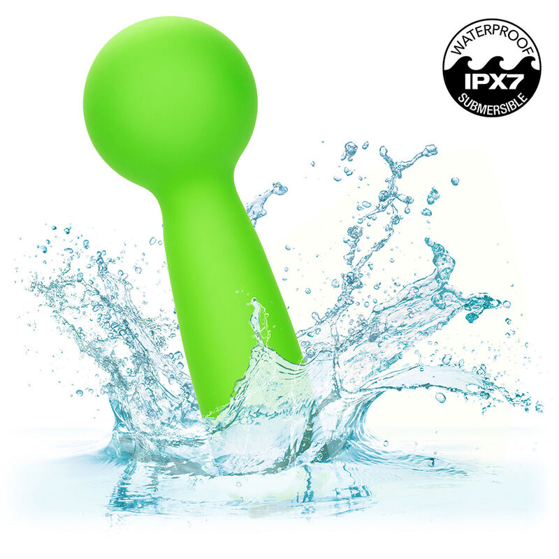 CALEXOTICS - NEON VIBES BUBBLY VIBE MINI MASAJEADOR 10 VIBRACIONES VERDE