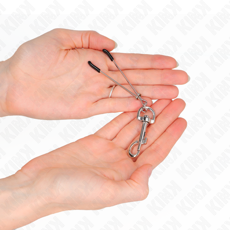 KINK - SILVER HOOK 7 CM POINTED TOE CLIP
