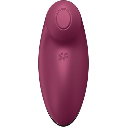 SATISFYER - TAP & CLIMAX 2 VIBRADOR & ESTIMULADOR VERMELHO