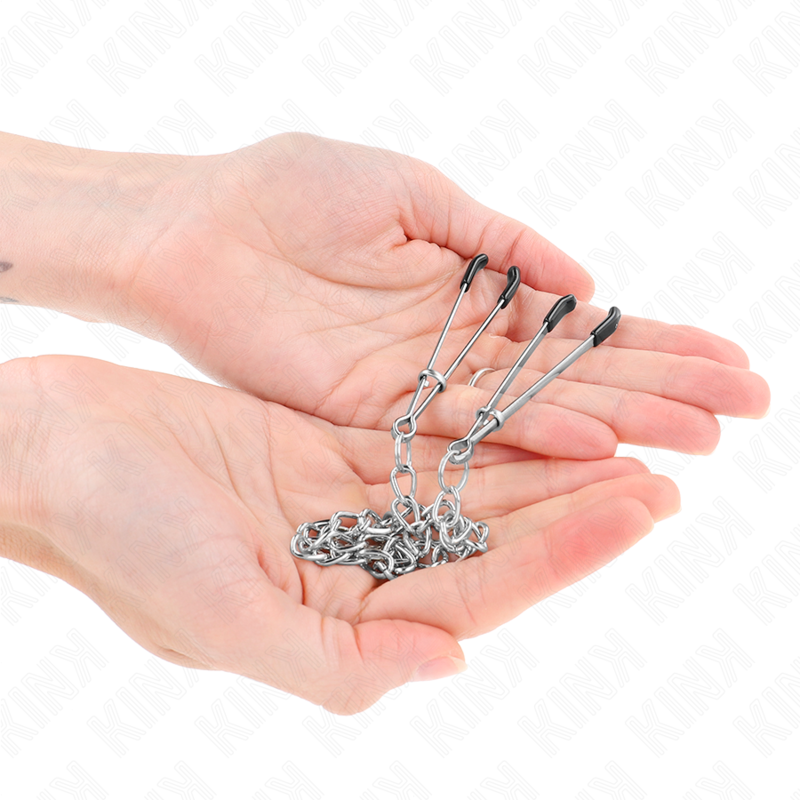 KINK - THIN NIPPERS WITH THICK CHAIN 30 CM