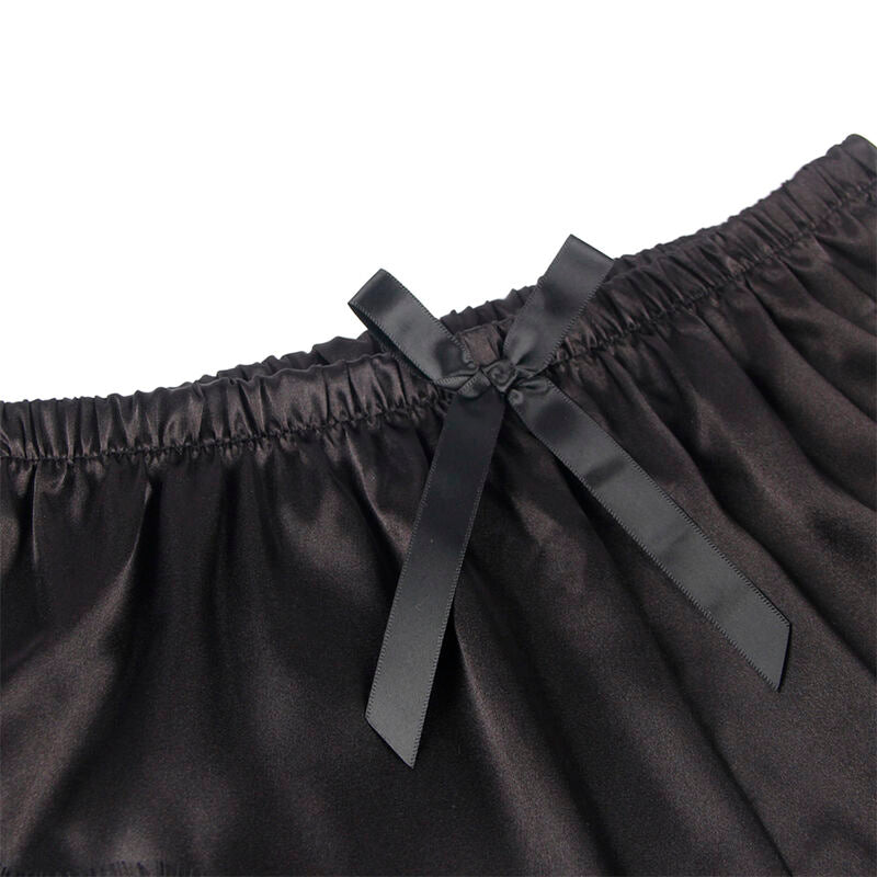SUBBLIME - 953942 SUÉTER CASUAL DE SEDA + PANTALÓN DE ENCAJE NEGRO L/XL