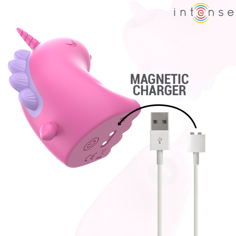 INTENSO - ESTIMULADOR DEL MEÑÍN UNICORNIO FUCSIA