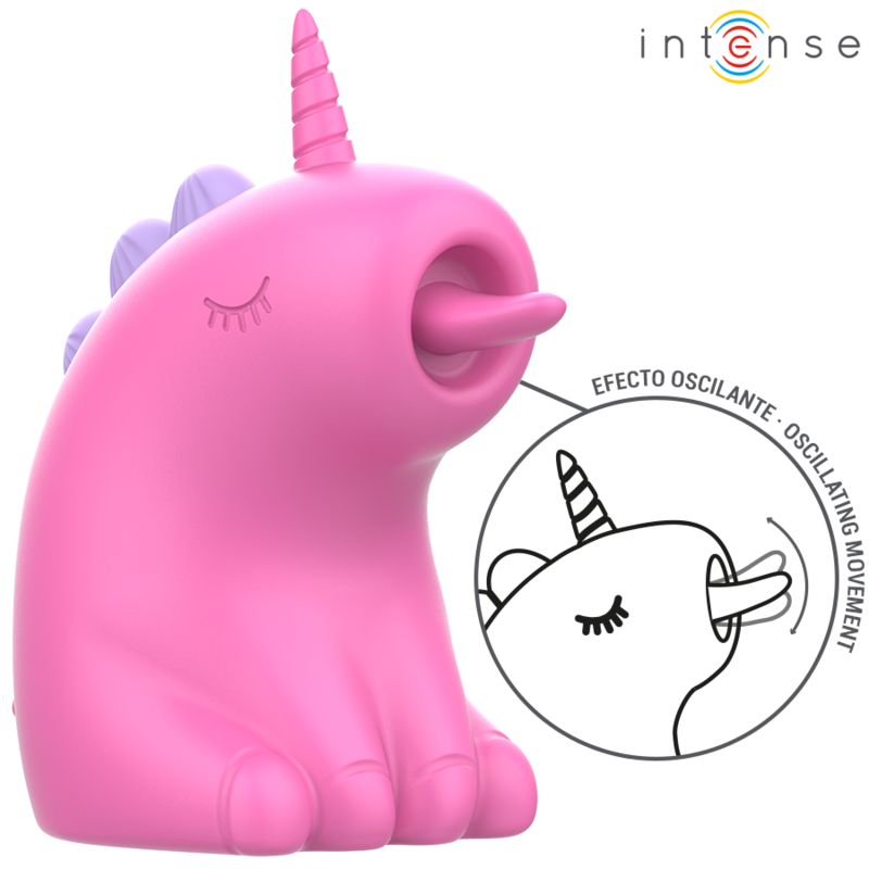 INTENSO - ESTIMULADOR DEL MEÑÍN UNICORNIO FUCSIA