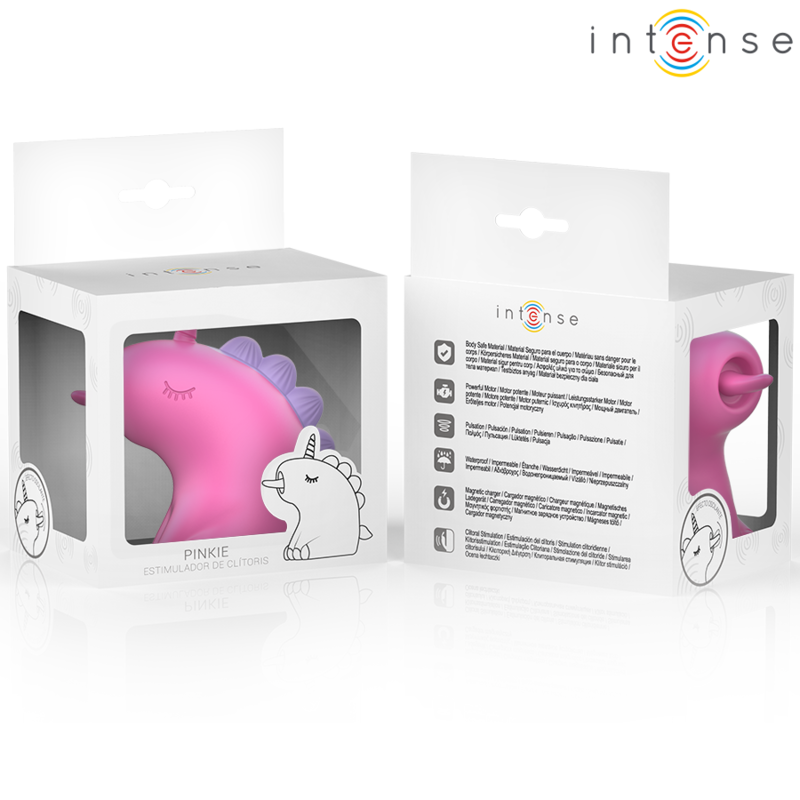 INTENSO - ESTIMULADOR DEL MEÑÍN UNICORNIO FUCSIA