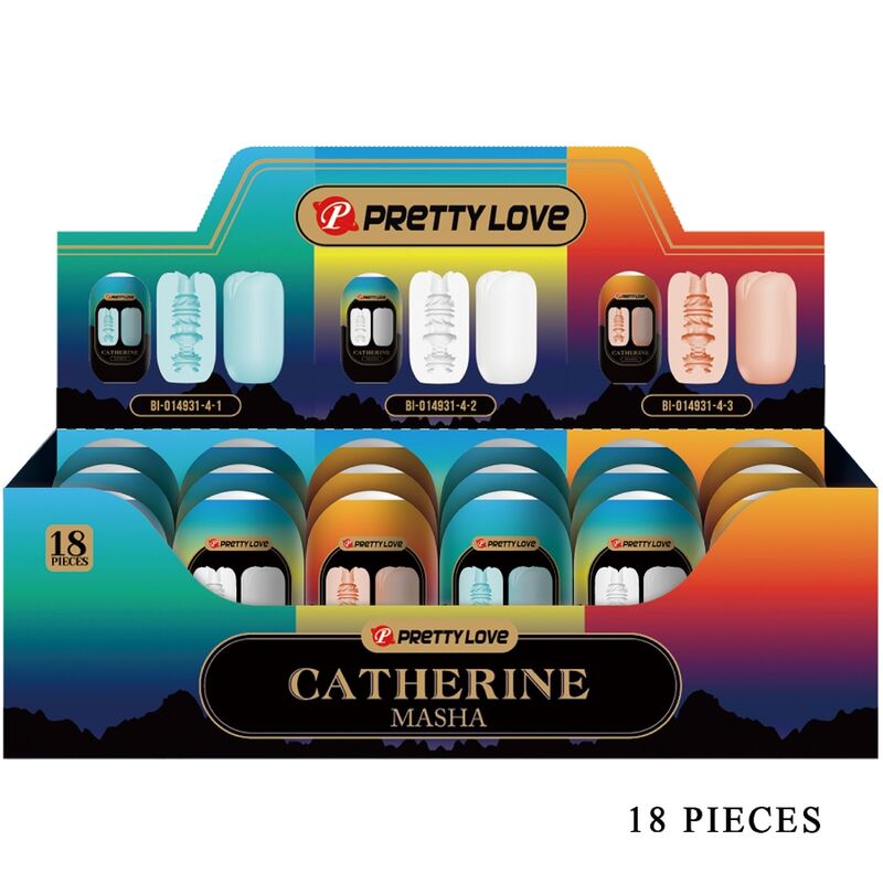 PRETTY LOVE - MASHA PACK 18 MASTURBADORES MASCULINOS VARIOS