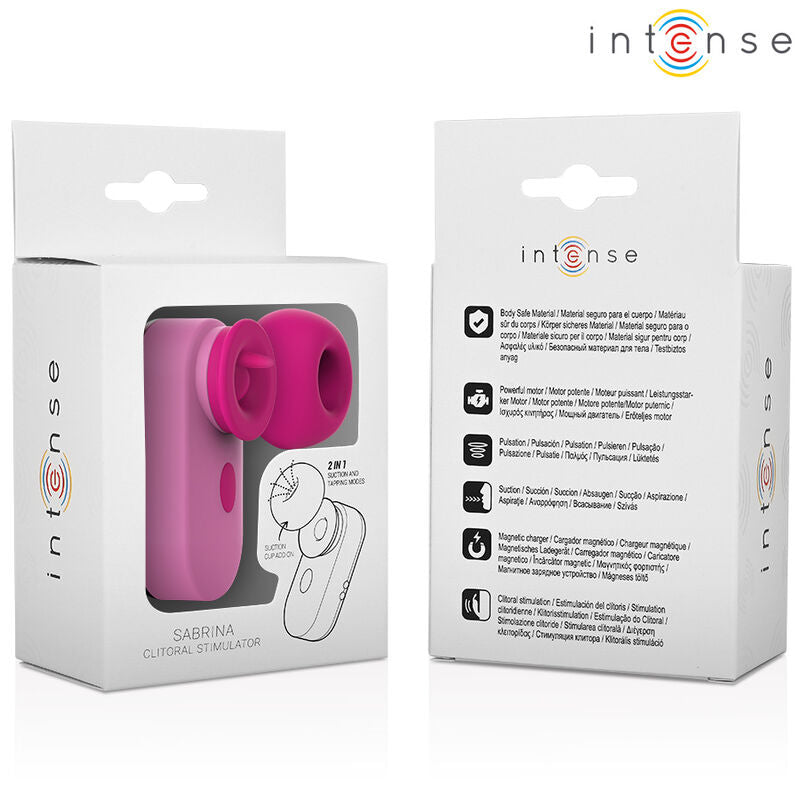INTENSO - ESTIMULADOR DE CLÍTORIS SABRINA PINK