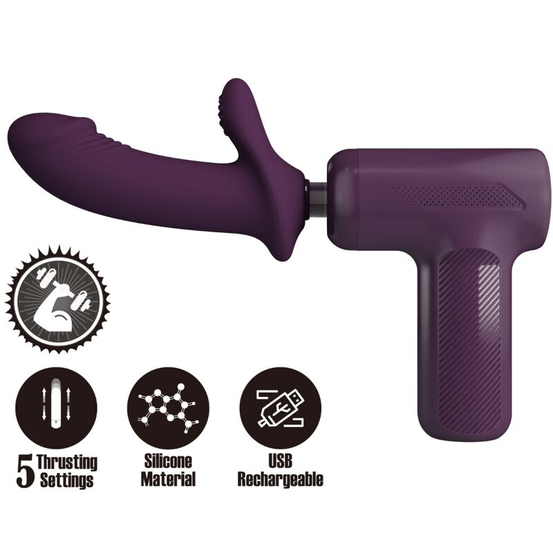 PRETTY LOVE - DJ SCHOLAR MASSAGER 5 CONFIGURAÇÕES ROXO