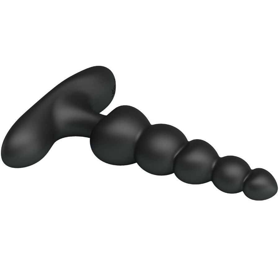 PRETTY LOVE - VIBRADOR ANAL SIDNEY 10 VIBRAÇÕES PRETO