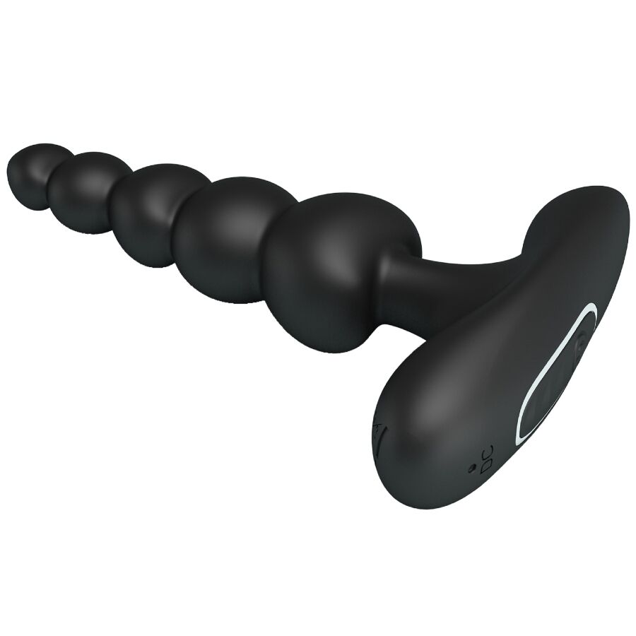 PRETTY LOVE - VIBRADOR ANAL SIDNEY 10 VIBRAÇÕES PRETO
