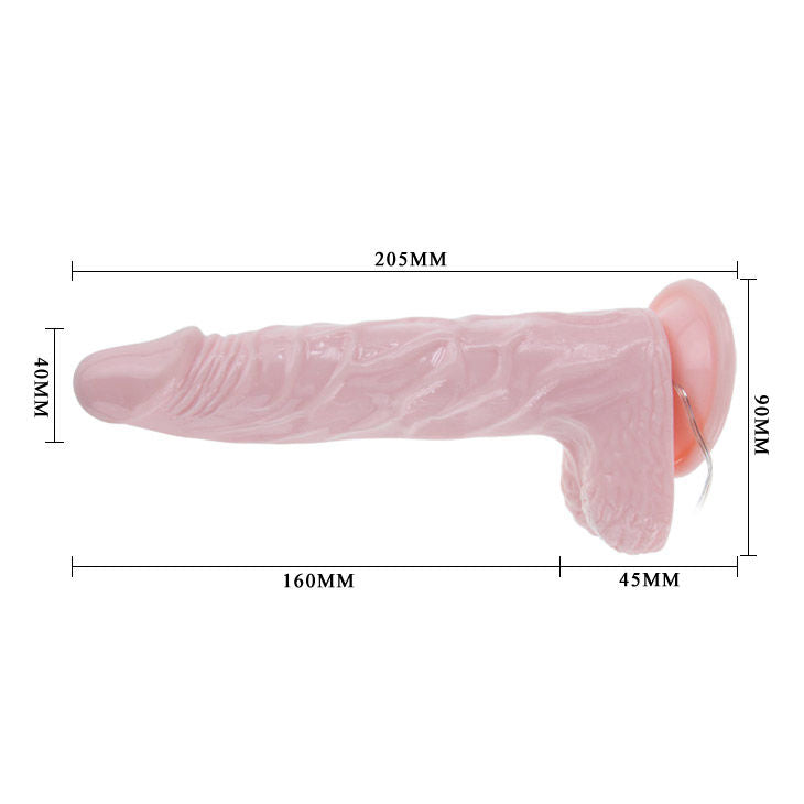 BAILE - DILDO REALISTA SUPER ROTA DONG 20,5 CM