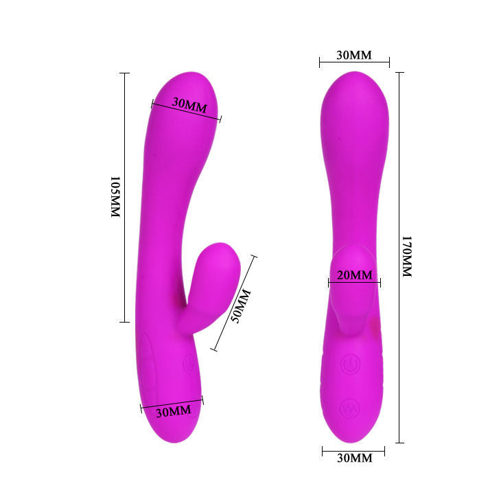 PRETTY LOVE - VICTOR VIBRADOR INTELIGENTE CON ESTIMULADOR DE CLÍTORIS