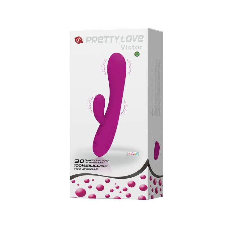 PRETTY LOVE - VICTOR VIBRADOR INTELIGENTE CON ESTIMULADOR DE CLÍTORIS