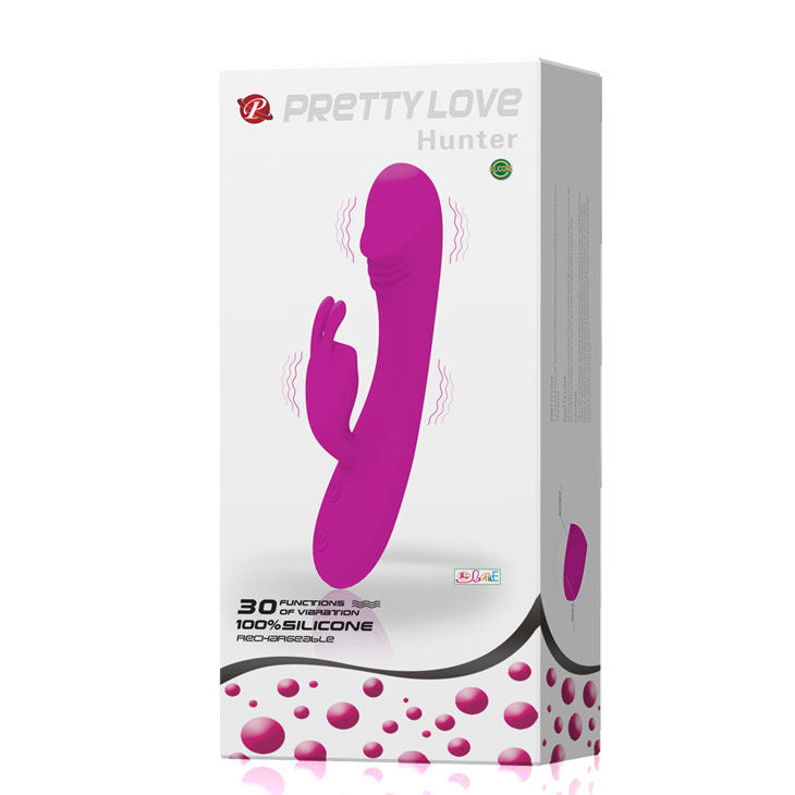 PRETTY LOVE - INTELIGENTE - VIBRADOR CONEJO 30 MODOS HUNTER