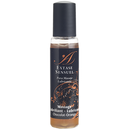 SENSUAL EXTASE - LUBRICANTE DE VIAJE CHOCOLATE Y NARANJA 35 ML