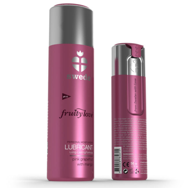 SUECO - LUBRICANTE FRUITY LOVE POMELO ROSA CON MANGO 100 ML